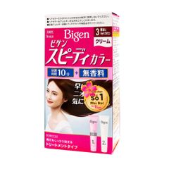 Nhuộm tóc phủ bạc bigen speedy color cream 80ml nâu caramen mới