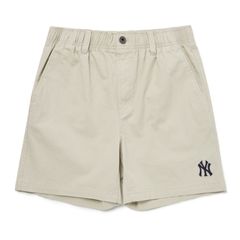 Quần Shorts MLB New York Yankees 3ASMB0123-50BGL màu Beige