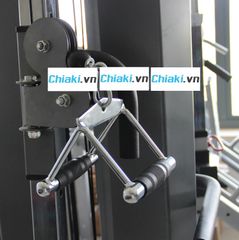 Tay Kéo Xô Đôi 502R - Dụng Cụ Tập Gym Chất Liệu Thép Cao Cấp, Tay Cầm Bọc Cao Su Đen, Thể Thao, Fitness