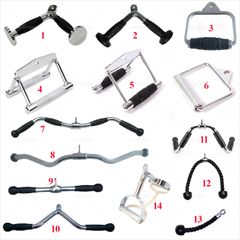 Tay Kéo Xô Đôi 504R - Dụng Cụ Thể Thao Inox Cao Cấp Với Tay Cầm Đệm Chắc Chắn, Phụ Kiện Tập Gym Chất Lượng