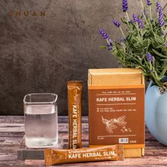 Thạch Hỗ Trợ Giảm Cân Kafe Herbal Slim CHUAN Nature - Giúp Đốt Cháy Mỡ, Hỗ Trợ Giảm Cảm Giác Thèm Ăn, An Toàn Từ Thiên Nhiên