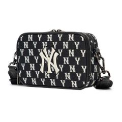 Túi MLB Monogram Jacquard Mini Crossbody Bag New York Yankees đen