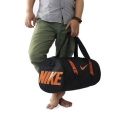 Túi trống thể thao Nike đa năng - Đen/Xanh, Dung tích 25L, Chống thấm, Phù hợp Mọi Outfit Thể Thao, Thiết kế Tiện lợi