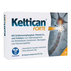 Viên uống Keltican Forte - Hỗ trợ cải thiện thoái hóa cột sống, đau nhức dây thần kinh - 80 viên bổ trợ xương khớp