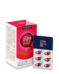 Viên uống NutrioneLife Coenzyme Q10 - Hỗ trợ sức khỏe tim mạch, làm đẹp da, 30 viên/ngày, bổ sung vitamin và khoáng chất thiết yếu.