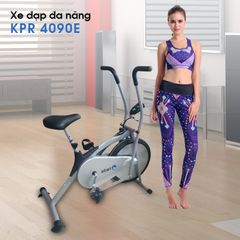 Xe Đạp Tập Thể Dục Đa Năng Evertop KPR 4090E - Khung Chắc Chắn, Chịu Tải 120kg, Thiết Kế Gọn Nhẹ, Sử Dụng Tại Nhà, Thể Dục Hiệu Quả