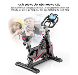 Xe Đạp Tập Thể Dục Jobur Spinbike GH707 - Khung Sườn Cao Cấp, Bàn Đạp Nhôm, Yên Thoáng Khí - Dụng Cụ Tập Luyện Tại Nhà