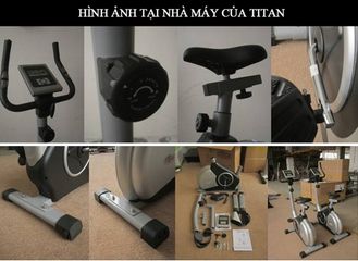 Xe Đạp Tập Thể Dục Titan K-8704 - Thiết Kế Nhỏ Gọn, 8 Mức Điều Chỉnh, Màn Hình LCD Đo Nhịp Tim, Phù Hợp Mọi Đối Tượng