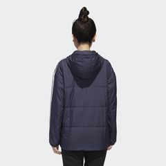 Áo Khoác Nữ Adidas Must Haves 3-Stripes Warm GF6994 - Áo Khoác Giữ Nhiệt Thể Thao Chất Liệu Polyester Xanh Navy Thời Trang
