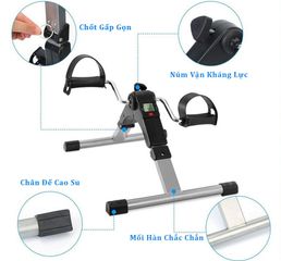 Bàn Đạp Tập Chân Tay Mini Cycle MS-130 - Thiết Bị Hỗ Trợ Phục Hồi Chức Năng và Tập Thể Lực Tại Nhà