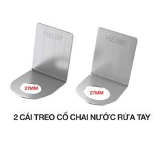 Bộ 2 Móc Treo Cổ Chai HOBBY Home Decor MTDG Inox 304 - Chống Gỉ, Dễ Dàng Sử Dụng, Phù Hợp Với Nước Rửa Tay & Sữa Tắm Dưới 1L