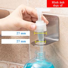 Bộ 2 Móc Treo Cổ Chai HOBBY Home Decor MTDG Inox 304 - Chống Gỉ, Dễ Dàng Sử Dụng, Phù Hợp Với Nước Rửa Tay & Sữa Tắm Dưới 1L