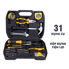 Bộ Dụng Cụ Sửa Chữa Đa Năng 31 Chi Tiết Deli DL5972 - Hộp Dụng Cụ Cầm Tay Chất Lượng, Tiện Lợi cho Gia Đình