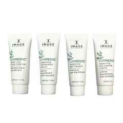 Bộ sản phẩm Image Ormedic làm dịu da - Sữa rửa mặt, mặt nạ, serum và kem dưỡng ẩm cho mọi loại da