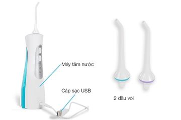 Đầu Xịt Tăm Nước DCIR2 - Phụ Kiện Máy Tăm Nước Cầm Tay An Toàn, Hiệu Quả Vệ Sinh Răng Miệng, Dễ Sử Dụng, Xoay 360 Độ