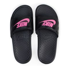 Dép Nike Benassi Just Do It Black Pink