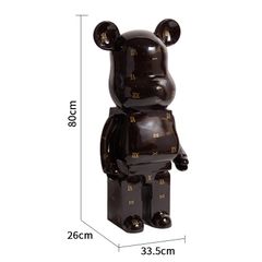 Gấu Bearbrick LV 80cm Màu Nâu DBCP283 - Đồ Chơi Sưu Tập Biểu Tượng, Thiết Kế Độc Đáo, Chất Liệu Composite