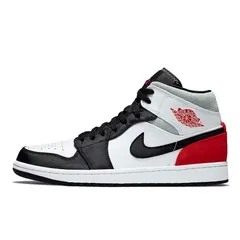 Giày thể thao Nike Jordan 1 Mid Se Red Black Toe