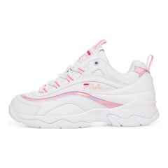 Giày thể thao nữ Fila Ray Prism Shiny Pink màu trắng hồng