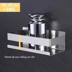 Kệ phòng tắm Inox 304 HOBBY Home Decor KCNX23 - Dán tường gạch men, thiết kế hiện đại, chống gỉ, tiện lợi sử dụng trong nhà tắm