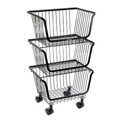 Kệ Rổ Đựng Đồ Nhà Bếp Sơn Tĩnh Điện Nhiều Tầng - Khung Thép Bền, Thiết Kế Khoa Học, Tiện Dụng Cho Bếp và SPA
