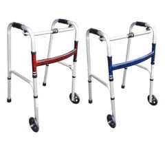 Khung Tập Đi Bánh Xe Gấp Gọn Lucass W57 - Giúp Người Già và Người Khó Đi Lại Di Chuyển Dễ Dàng, Hỗ Trợ Tập Đi Sau Chấn Thương