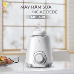 Máy Hâm Sữa Moaz Bébé MB-039 - Thiết Bị Đa Năng Chỉnh Nhiệt Độ, Nhỏ Gọn & Tiện Lợi Cho Mẹ & Bé - Bảo Hành 12 Tháng