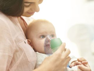 Máy xông hút mũi 2 trong 1 Omron DuoBaby NE-C301-AP - Giải pháp hô hấp an toàn cho trẻ dưới 1 tuổi