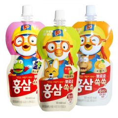 Nước Hồng Sâm Trái Cây Cho Bé Paldo Pororo Hàn Quốc - Thức Uống Bổ Dưỡng Hỗ Trợ Phát Triển Trí Tuệ và Sức Khỏe Trẻ Em