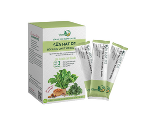 Sữa Hạt Hữu Cơ D2 - Bổ Sung Chất Xơ Rau Xanh, Hơn 26 Loại Rau, Hộp 450g Tiện Dụng Cho Gia Đình