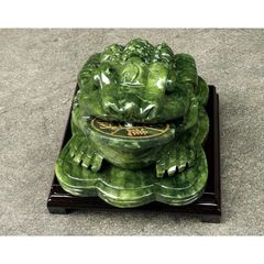Tượng Thiềm Thừ Phong Thủy Đá Serpentine - Cóc Tài Lộc Mang Điềm Lành và Bình An - Trang Trí Nhà Cửa Hợp Mệnh Hỏa, Mộc, Thủy, Kim