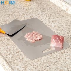 Thớt Inox 304 HOBBY TH Cao Cấp Chống Mốc và Kháng Khuẩn - Dụng Cụ Nhà Bếp Chất Lượng, 3 Kích Thước Tùy Chọn