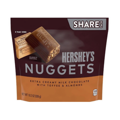 Túi kẹo bơ socola sữa hạnh nhân Hershey's Nuggets Toffee Almond