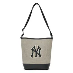 Túi xách MLB Basic Big Logo Canvas Bucket Bag 3ABMS072N-50BKS