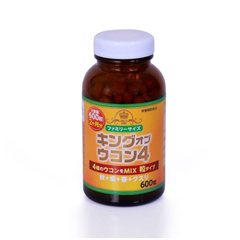 Viên Uống Chiết Xuất Nghệ Wellness Life Science King Ukon 4 - Tăng Cường Sức Đề Kháng, Bảo Vệ Dạ Dày, Gan, Dạng Nhỏ Dễ Uống, 600 Viên