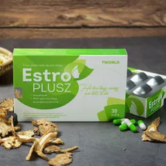 Viên Uống Estro Plusz - Hỗ Trợ Tăng Cường Nội Tiết Tố Nữ, Cân Bằng Kinh Nguyệt, Giảm Đau Bụng Kinh, Bổ Dưỡng Da Sáng Mịn