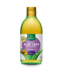 Nước ép nha đam Lifestream Biogenic Aloe Vera và nghệ - Hỗ trợ tiêu hóa tự nhiên, tăng cường sức khỏe hệ tiêu hóa 500ml