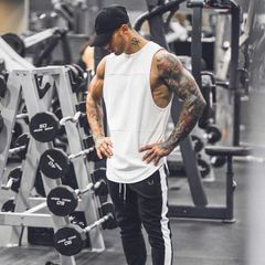 Áo Ba Lỗ Tập Gym Nam ASRV - Chất Liệu Polyester Mềm Mịn, Thoáng Mát, Kiểu Dáng Thể Thao, Đen Trắng, Size M-XXL
