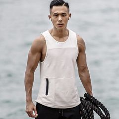 Áo Ba Lỗ Tập Gym Nam ASRV - Chất Liệu Polyester Mềm Mịn, Thoáng Mát, Kiểu Dáng Thể Thao, Đen Trắng, Size M-XXL