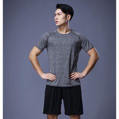 Áo Legging Thể Thao Cộc Tay Nam - Chất Liệu Polyester Cao Cấp, Thoáng Khí, Thích Hợp Tập Gym và Vận Động Thể Thao