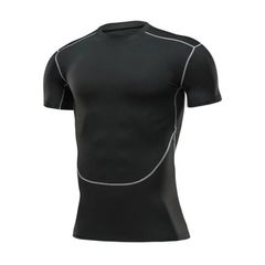 Áo Legging Thể Thao Cộc Tay Nam - Chất Liệu Polyester Cao Cấp, Thoáng Khí, Thích Hợp Tập Gym và Vận Động Thể Thao