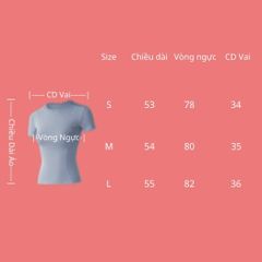 Áo thun cộc tay tập gym yoga nữ GEPO GP201 - Vải co giản, thấm hút mồ hôi, phong cách năng động, phù hợp cho tập luyện và sinh hoạt hàng ngày