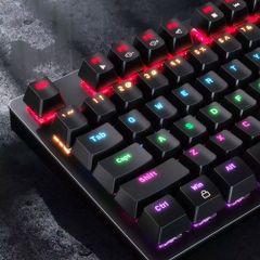 Bàn Phím Cơ Inphic V910 Có Dây RGB Led Mix Backlit 104 Phím - Phụ Kiện Máy Tính Đa Năng Cho Game Thủ