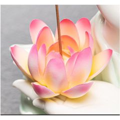 Bình Hoa Gốm Sứ Tay Phật Đốt Nhang - Phụ Kiện Trang Trí Phong Thủy Sang Trọng Cho Không Gian Sống Ấm Cúng