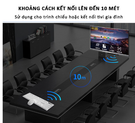 Bộ Bàn Phím và Chuột Không Dây Mini Sidotech Yindiao Max3 - Thiết Kế Siêu Gọn, Kết Nối USB 2.4G, Phản Hồi Nhanh, Chống Ồn