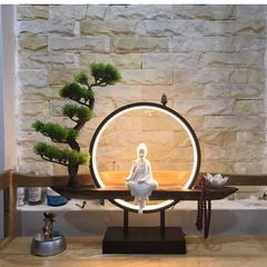 Bộ Đèn LED Trang Trí Kệ Cây Phòng Khách - Tạo Không Gian Thư Giãn Sang Trọng Với Phong Thủy Tinh Tế