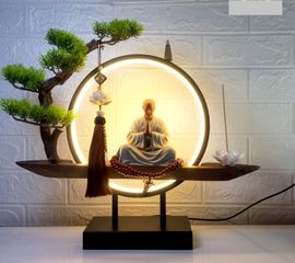 Bộ Đèn LED Trang Trí Kệ Cây Phòng Khách - Tạo Không Gian Thư Giãn Sang Trọng Với Phong Thủy Tinh Tế