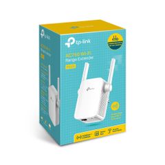 Bộ mở rộng sóng Wifi TP-Link RE205 băng tần kép AC 750Mbps - Phủ sóng lên tới 30m, 2 anten ngoài, kết nối ổn định cho lướt Web và chơi game
