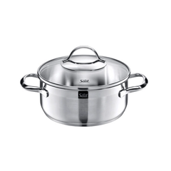 Bộ Nồi Silit Achat 4 Món Cao Cấp - Thép Không Gỉ Sang Trọng Dành Cho Bếp Gia Đình, Chịu Nhiệt Tối Đa 240°C