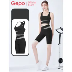 Bộ quần áo tập gym yoga nữ co dãn 4 chiều Gepo GP301